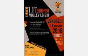11ème tournoi volley loisir Chéméré