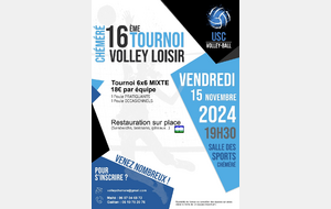 16ème tournoi volley loisir Chéméré