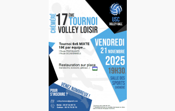 17ème tournoi volley loisir Chéméré